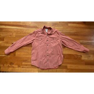 L.L. Bean Mens M Reg Traditional Fit Cotton Blend Shirt